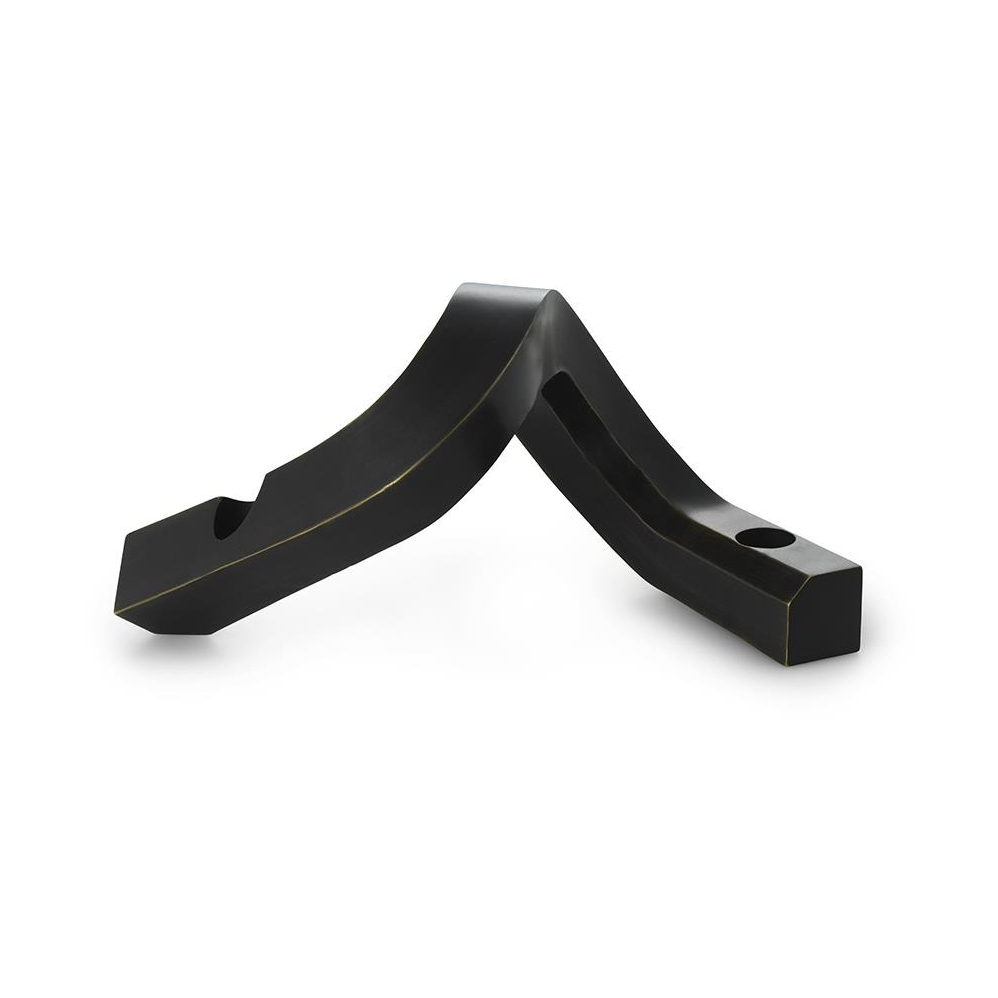 Normann Copenhagen Crooked candle holder 2 Bronze