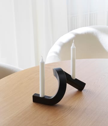 Crooked candle holder 2 - Bronze - Normann Copenhagen