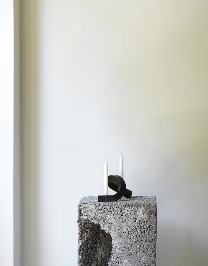 Crooked candle holder 2, Bronze Normann Copenhagen