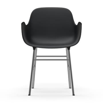 Form armchair chromed legs - Black - Normann Copenhagen