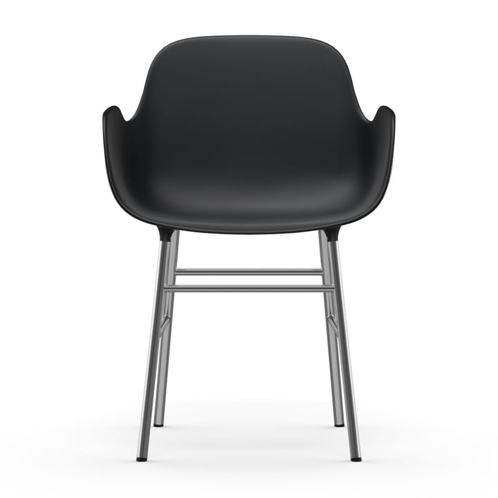 Form armchair chromed legs, Black Normann Copenhagen