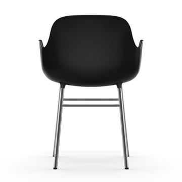 Form armchair chromed legs - Black - Normann Copenhagen