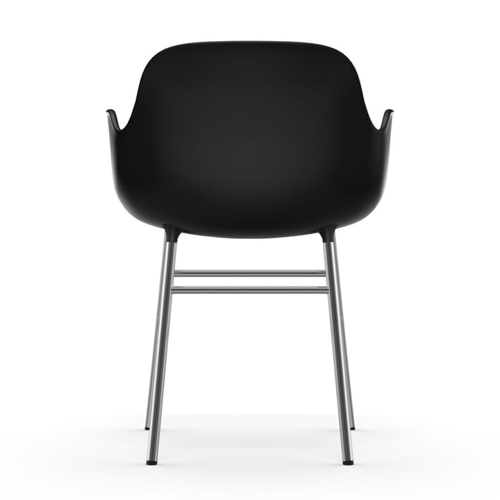 Form armchair chromed legs, Black Normann Copenhagen