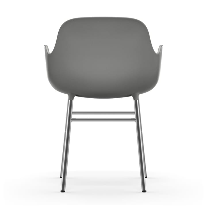 Form armchair chromed legs, Grey Normann Copenhagen