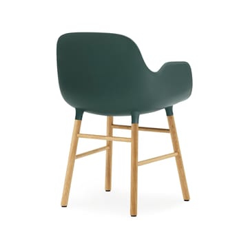 Form armchair - Green, oak legs - Normann Copenhagen