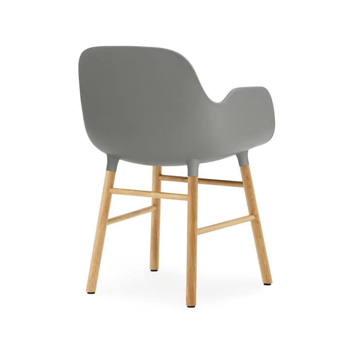 Form armchair, Grey, oak legs Normann Copenhagen