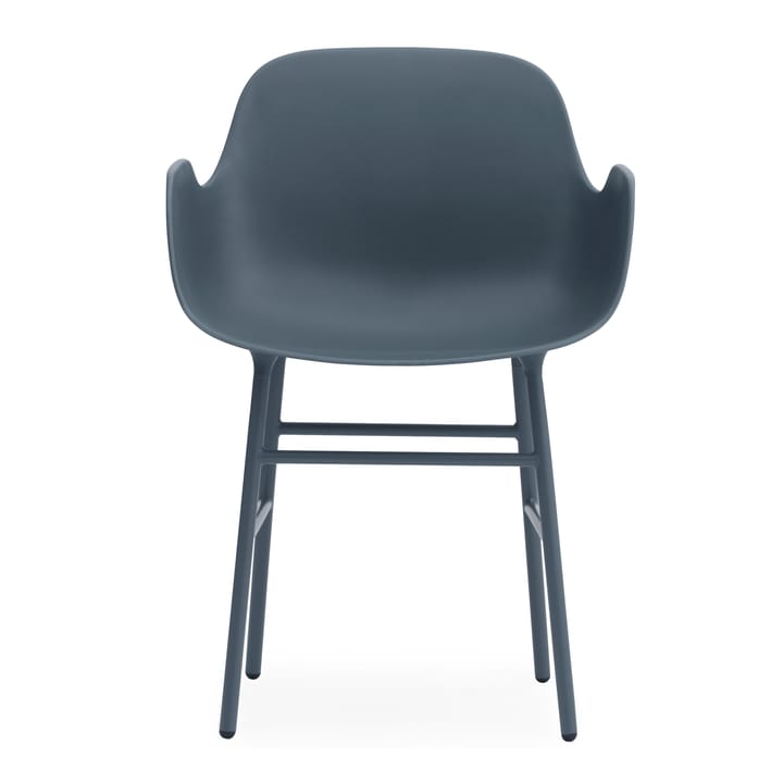 Form armchair metal legs, Blue Normann Copenhagen