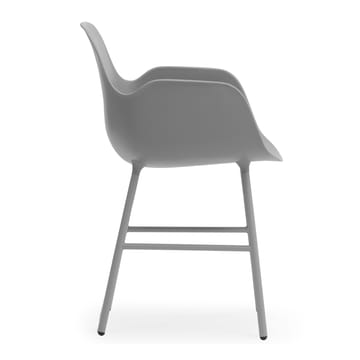 Form armchair metal legs - Grey - Normann Copenhagen