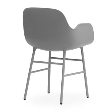 Form armchair metal legs - Grey - Normann Copenhagen