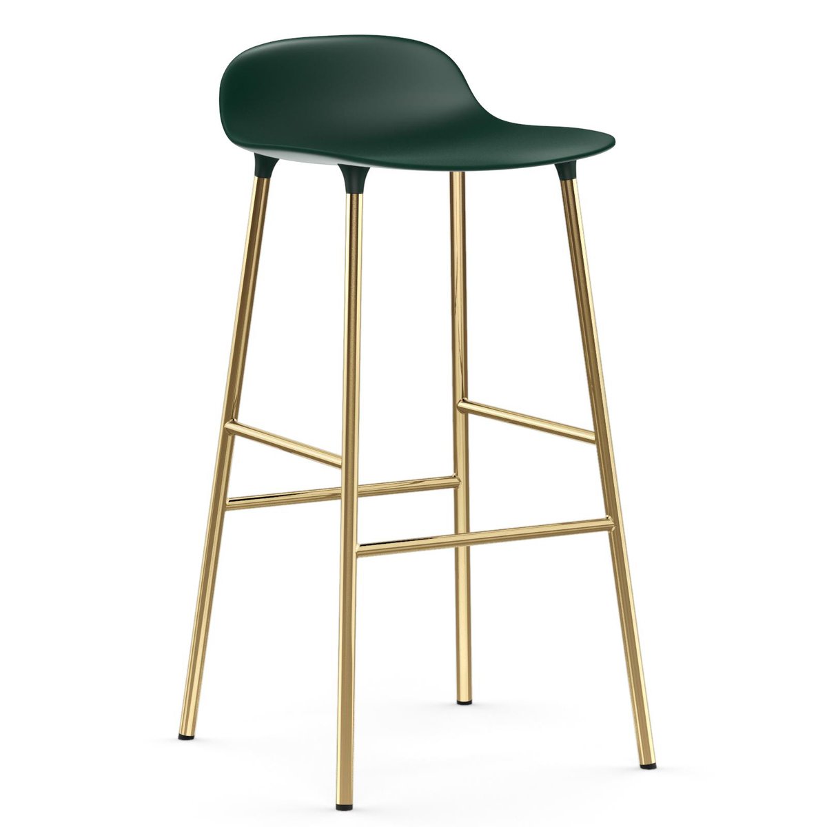 Normann Copenhagen Form barstool bronze lege 75 cm Green