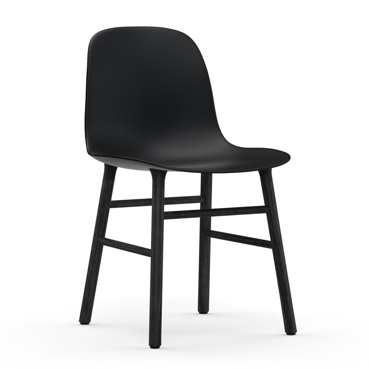 Normann Copenhagen Form chair leg - black Black