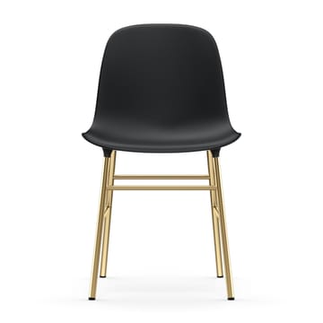 Form chair leg - brass - Black - Normann Copenhagen