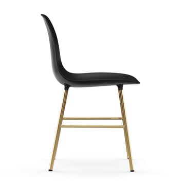 Form chair leg - brass - Black - Normann Copenhagen