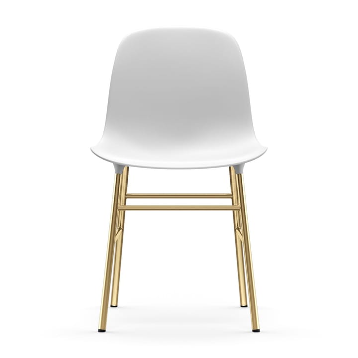 Form chair leg - brass, White Normann Copenhagen