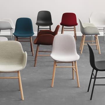 Form Chair - Red, black legs - Normann Copenhagen