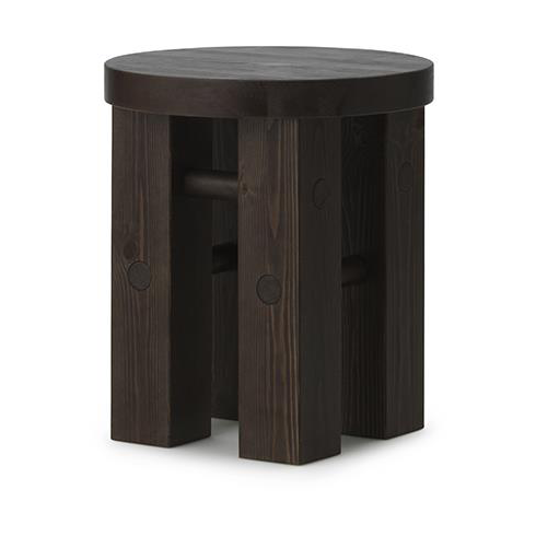 Normann Copenhagen Fyr stool 45 cm Dark brown