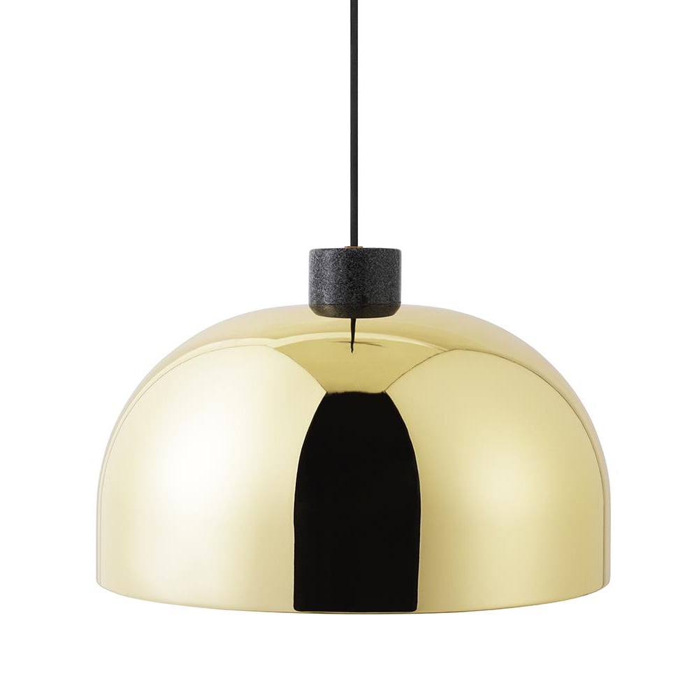 Normann Copenhagen Grant pendant lamp Brass, large- steel, granite