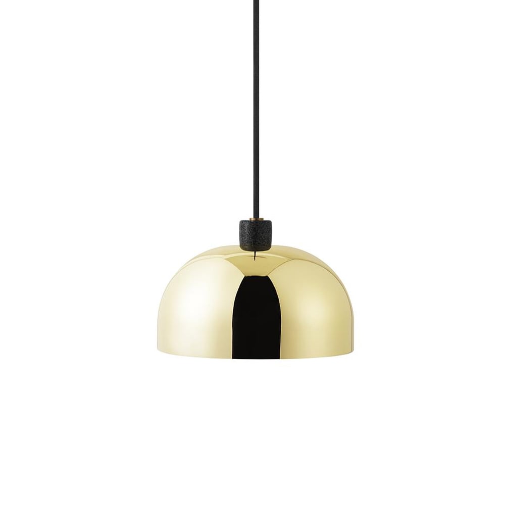 Normann Copenhagen Grant pendant lamp Brass, small- steel, granite