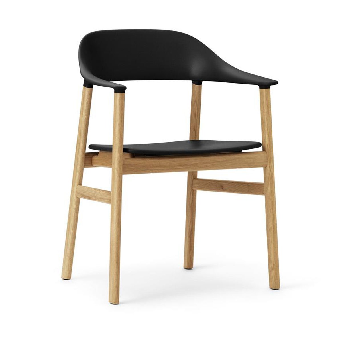 Normann Copenhagen Herit armchair oak Black