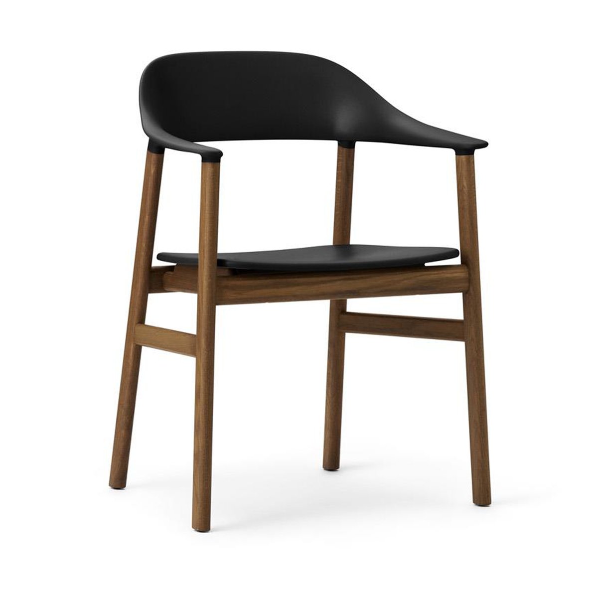 Normann Copenhagen Herit armchair smoked oak Black