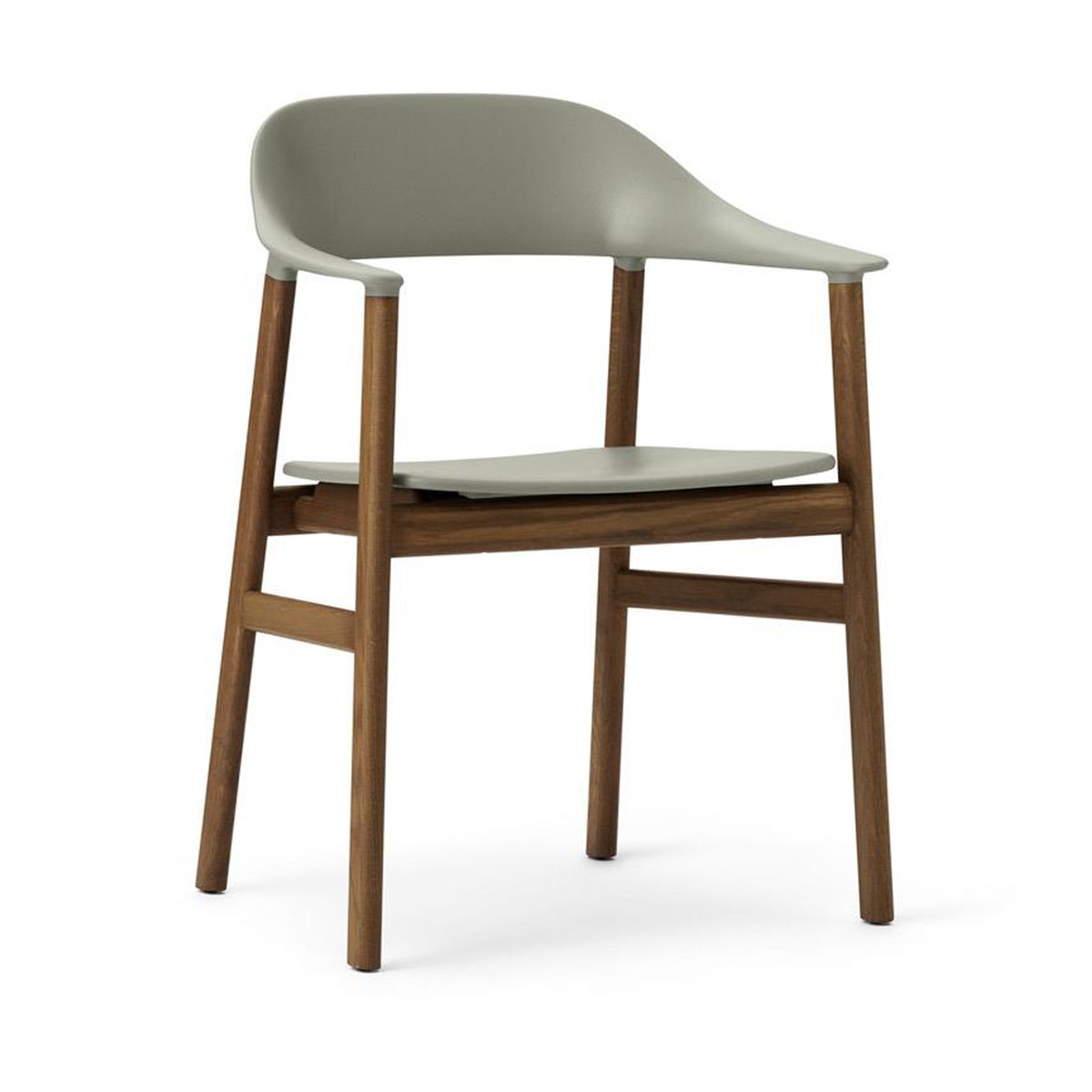 Normann Copenhagen Herit armchair smoked oak Dusty Green