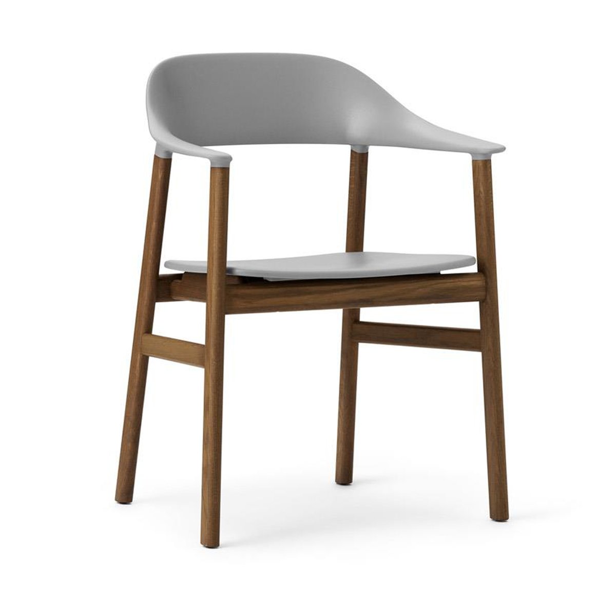 Normann Copenhagen Herit armchair smoked oak Grey