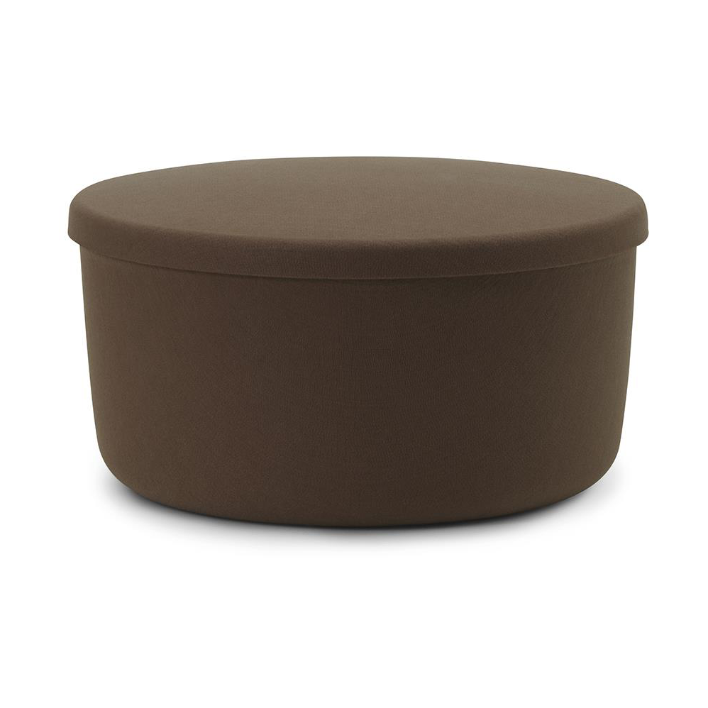 Normann Copenhagen Hide Storage large ottoman Brown