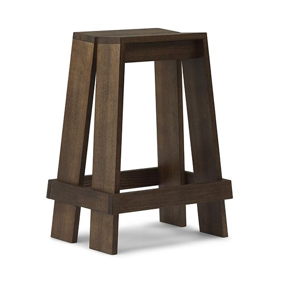 Normann Copenhagen Let bar stool 65 cm Brown Stained Ash