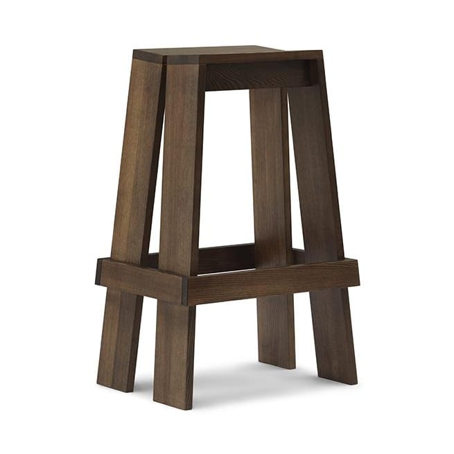 Let bar stool 75 cm - Brown Stained Ash - Normann Copenhagen