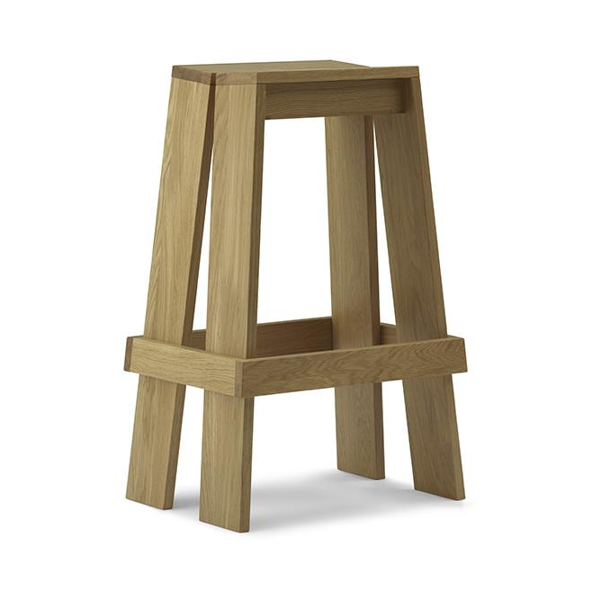 Normann Copenhagen Let bar stool 75 cm Oak