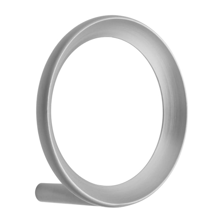 Loop hook medium Ø7.8 cm - Brushed Zinc - Normann Copenhagen