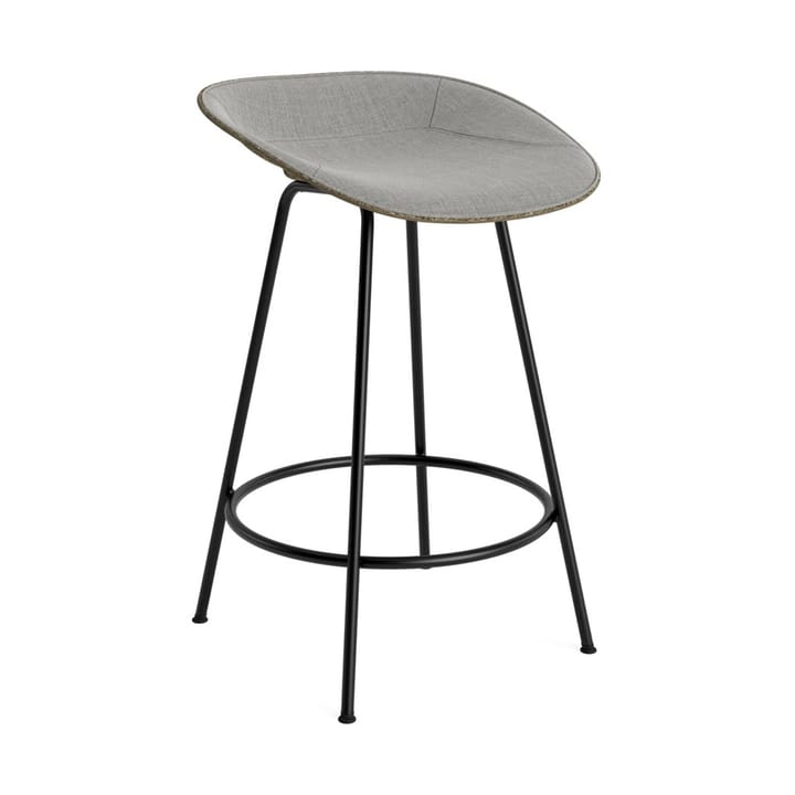 Mat Barstool 65 cm - Seaweed-black steel - Normann Copenhagen