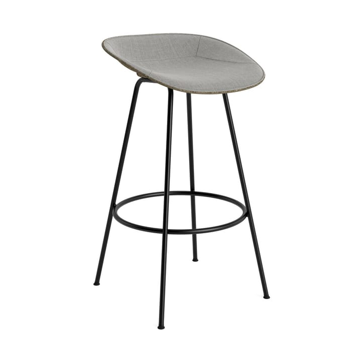 Mat Barstool 65 cm - Seaweed-black steel - Normann Copenhagen