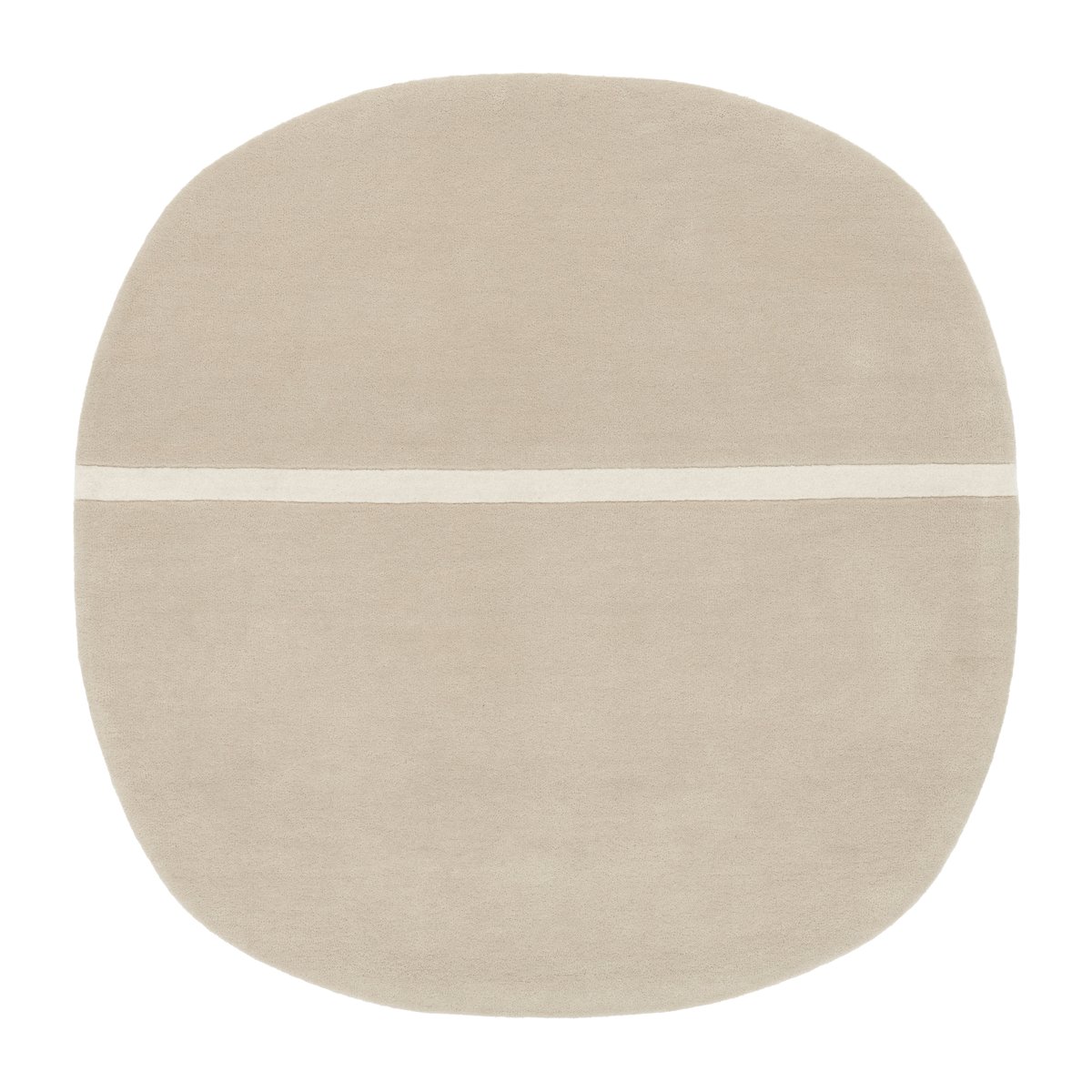 Normann Copenhagen Oona rug 140x140 cm Sand