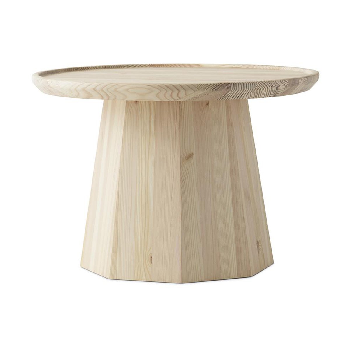 Normann Copenhagen Pine table large, side table Ø65 cm H:44.5 cm Pine