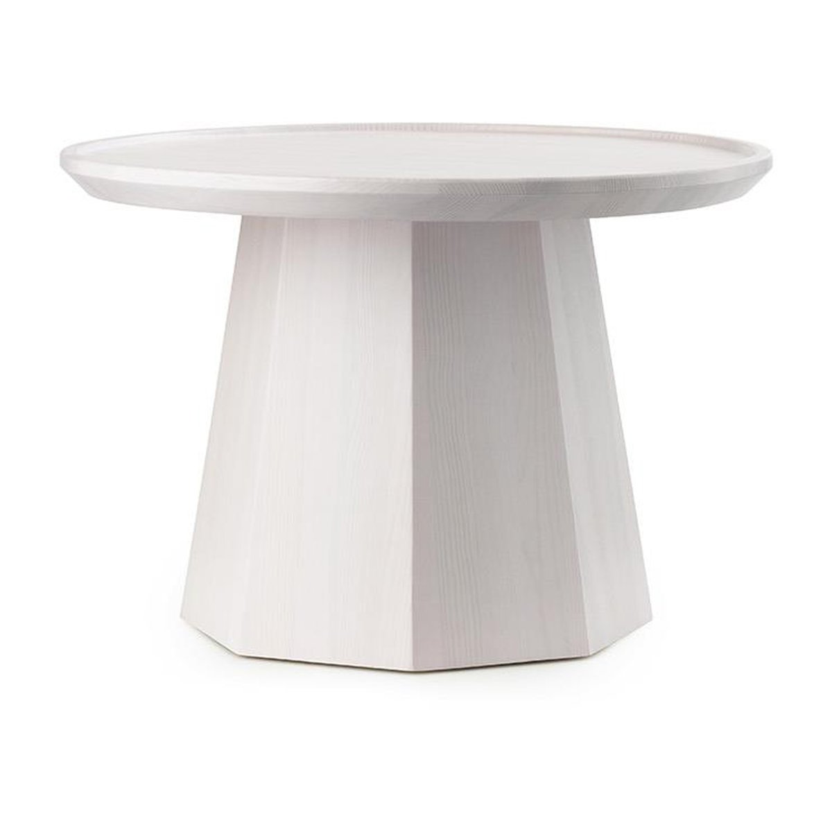 Normann Copenhagen Pine table large, side table Ø65 cm H:44.5 cm Rose