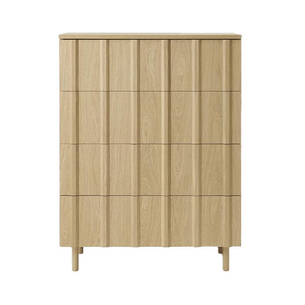 Rib dresser 4 drawers - Oak - Normann Copenhagen