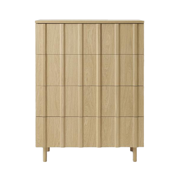 Normann Copenhagen Rib dresser 4 drawers Oak