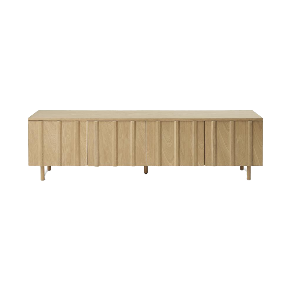 Normann Copenhagen Rib sideboard low Oak