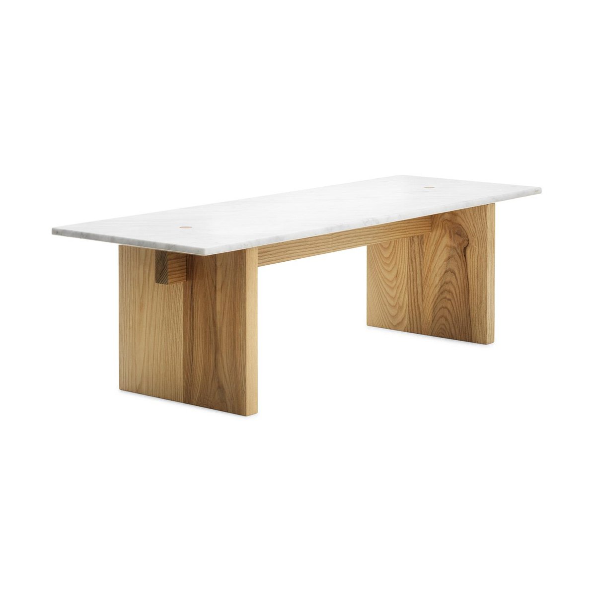 Normann Copenhagen Solid Table coffee table 130x38.5x40 cm White