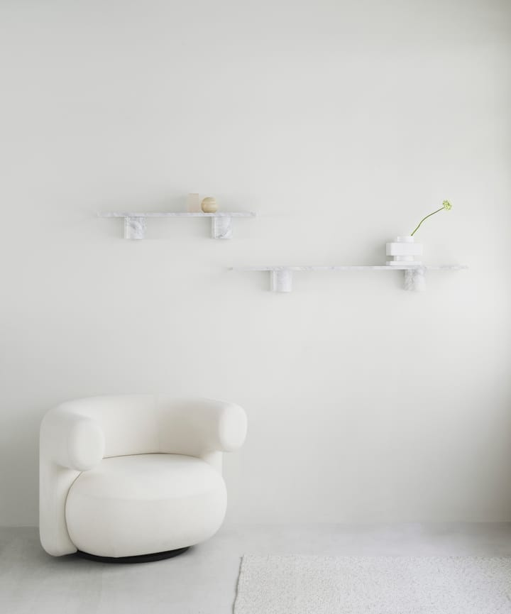 Sten Shelf 120 cm - White marble - Normann Copenhagen