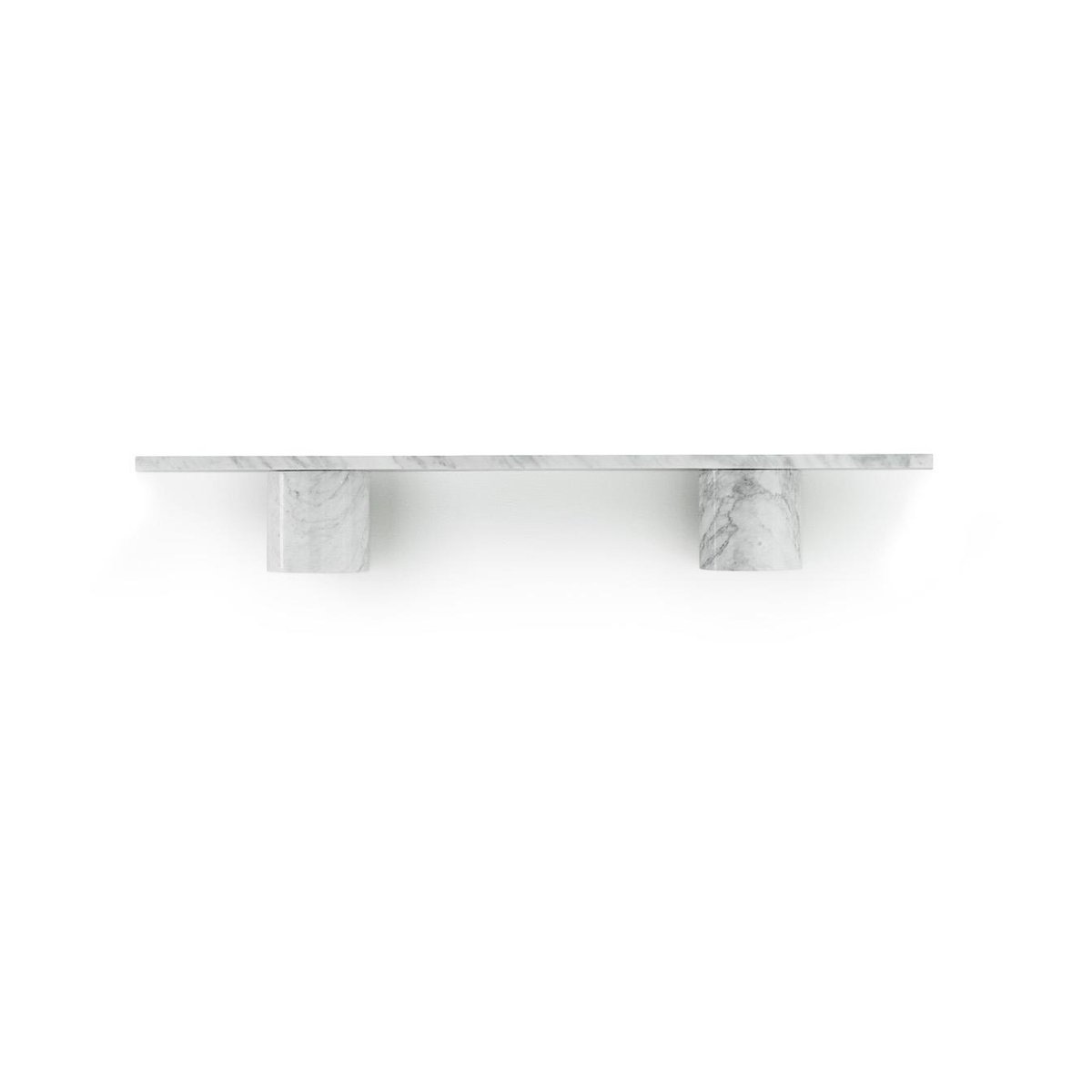 Normann Copenhagen Sten Shelf 80 cm White marble