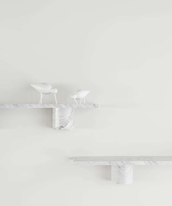 Sten Shelf 80 cm - White marble - Normann Copenhagen