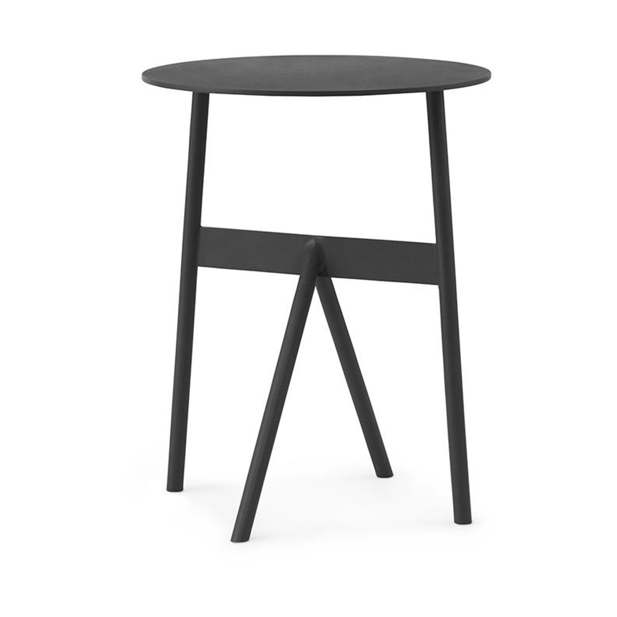 Normann Copenhagen Stock Table side table Ø37 cm H:46 cm Black