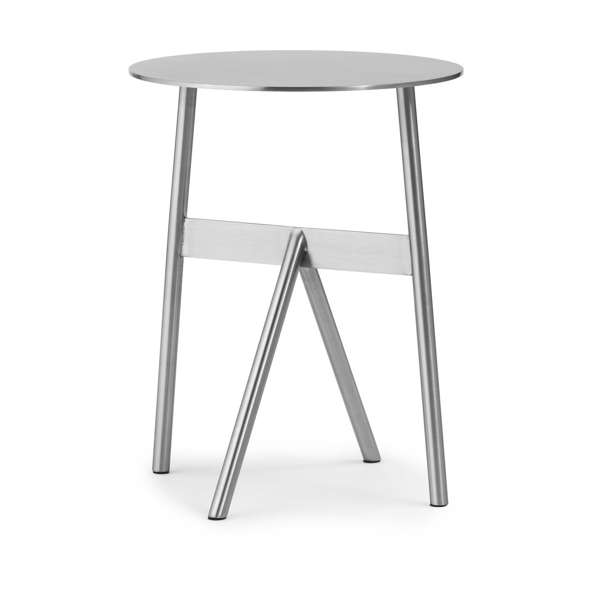 Normann Copenhagen Stock Table side table Ø37 cm H:46 cm Stainless steel