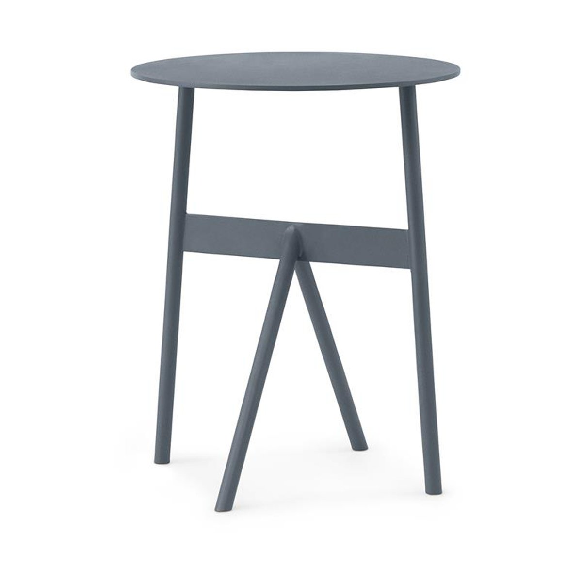 Normann Copenhagen Stock Table side table Ø37 cm H:46 cm Steel blue