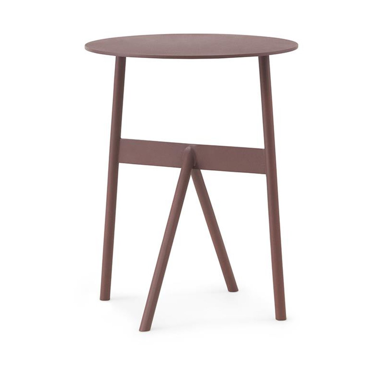 Normann Copenhagen Stock Table side table Ø37 cm H:46 cm Wine