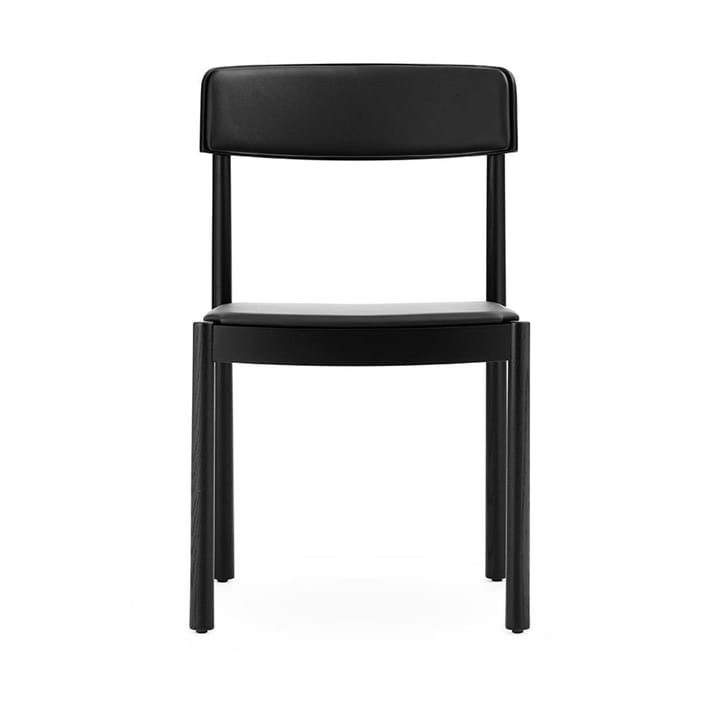 Timb chair with cushion, Black/ Ultra Leather - Black Normann Copenhagen