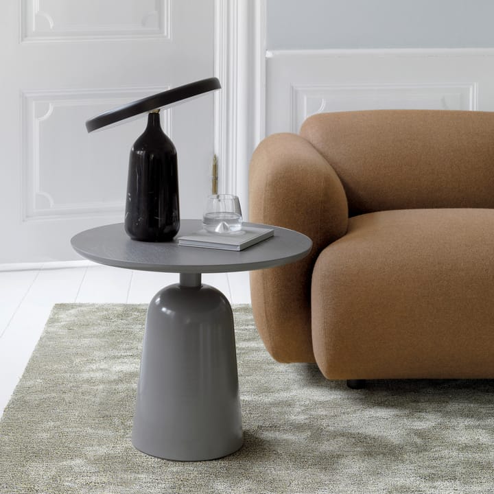 Turn adjustable table Ø55 cm, grey Normann Copenhagen