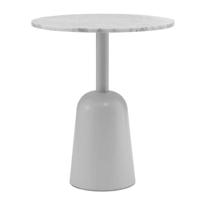 Turn adjustable table Ø55 cm - White marble - Normann Copenhagen